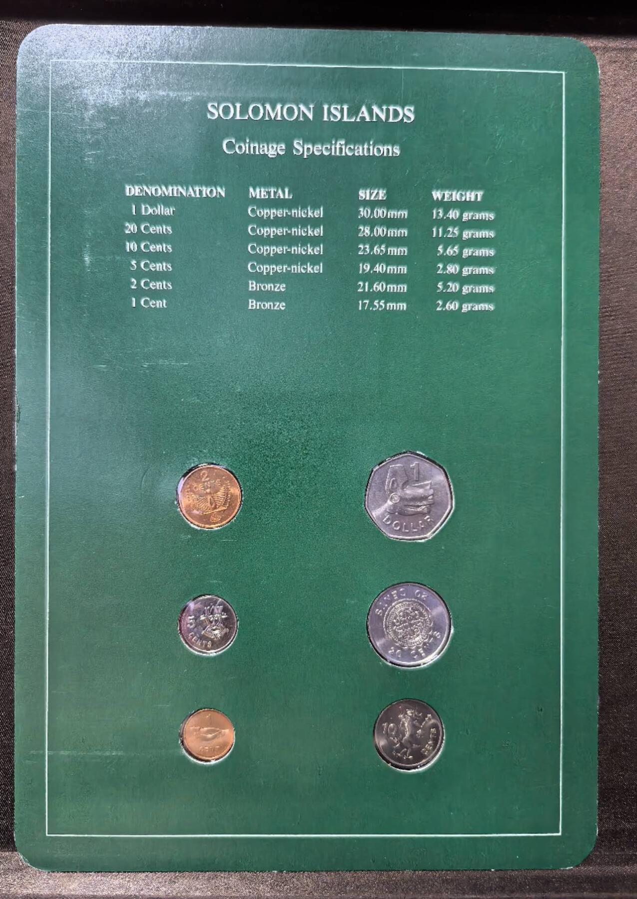 北京马甸外国币专卖第147期，外国币专场，陆续上拍，欢迎关注 福兰克林卡装：所罗门套币