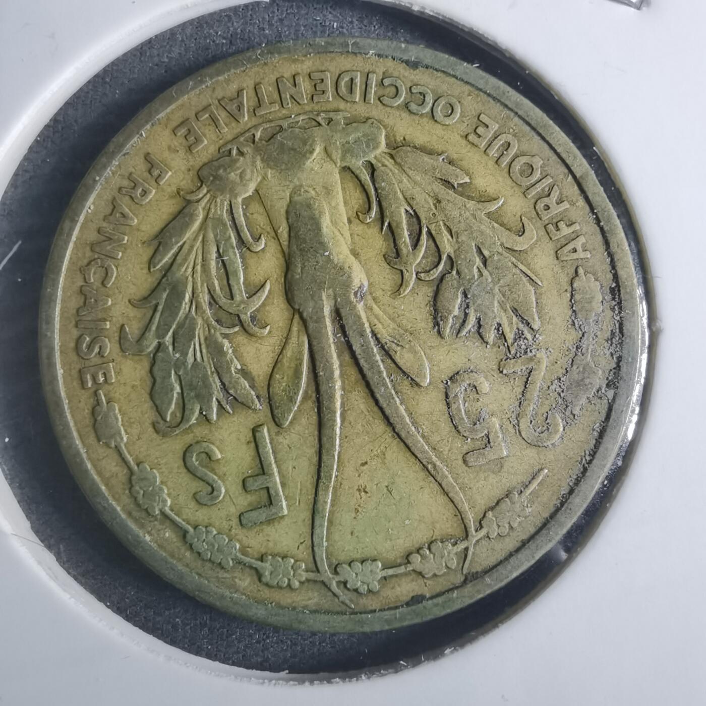 沼泽如烟--第915场 法属西非1956年25法郎