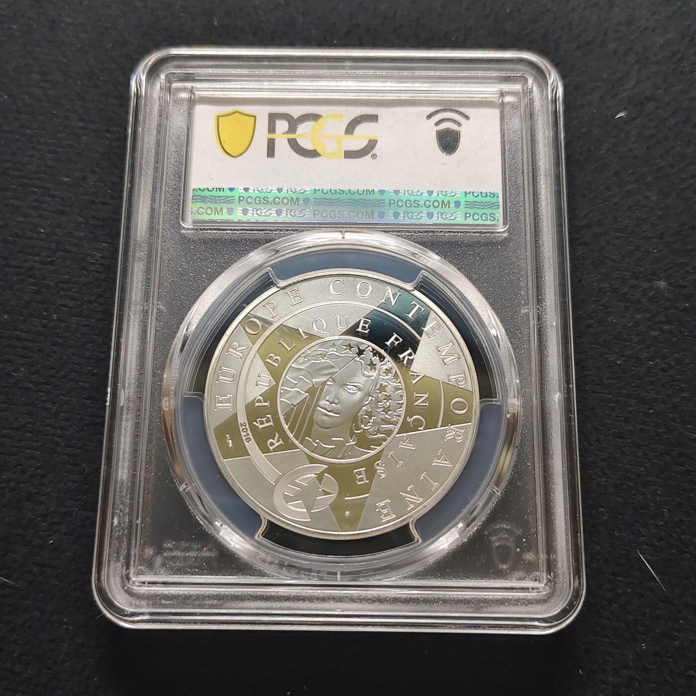 【全场包邮】纯粹捡漏拍481场（免费代拍第18场） 法国2016年10欧元当代欧洲精制纪念银币-PCGS PR68 DCAM