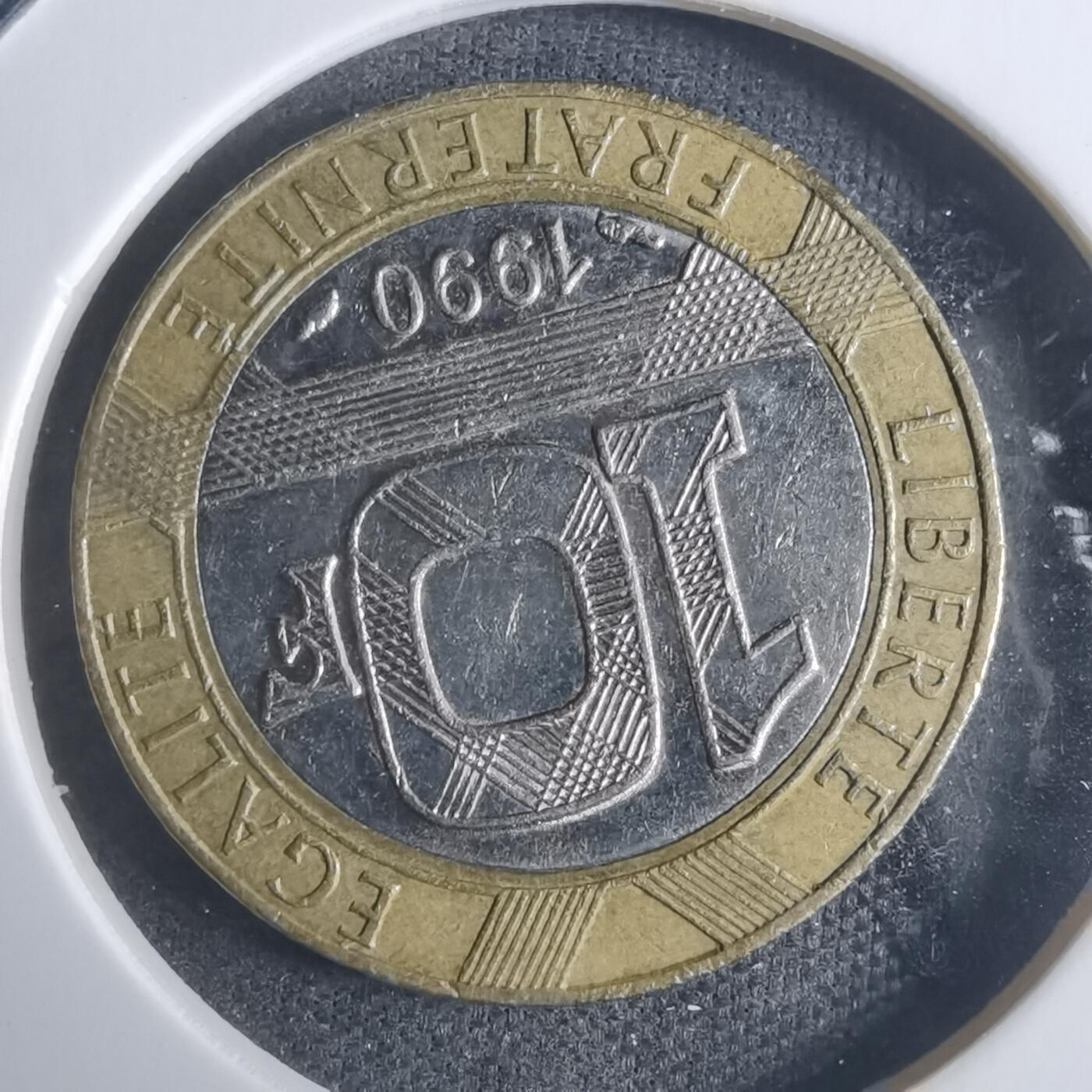 沼泽如烟--第915场 法国1990年10法郎