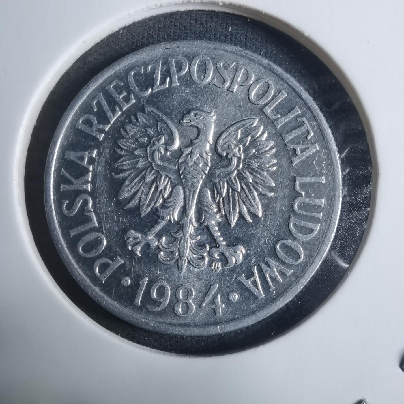 沼泽如烟--第915场 波兰1984年50格罗申