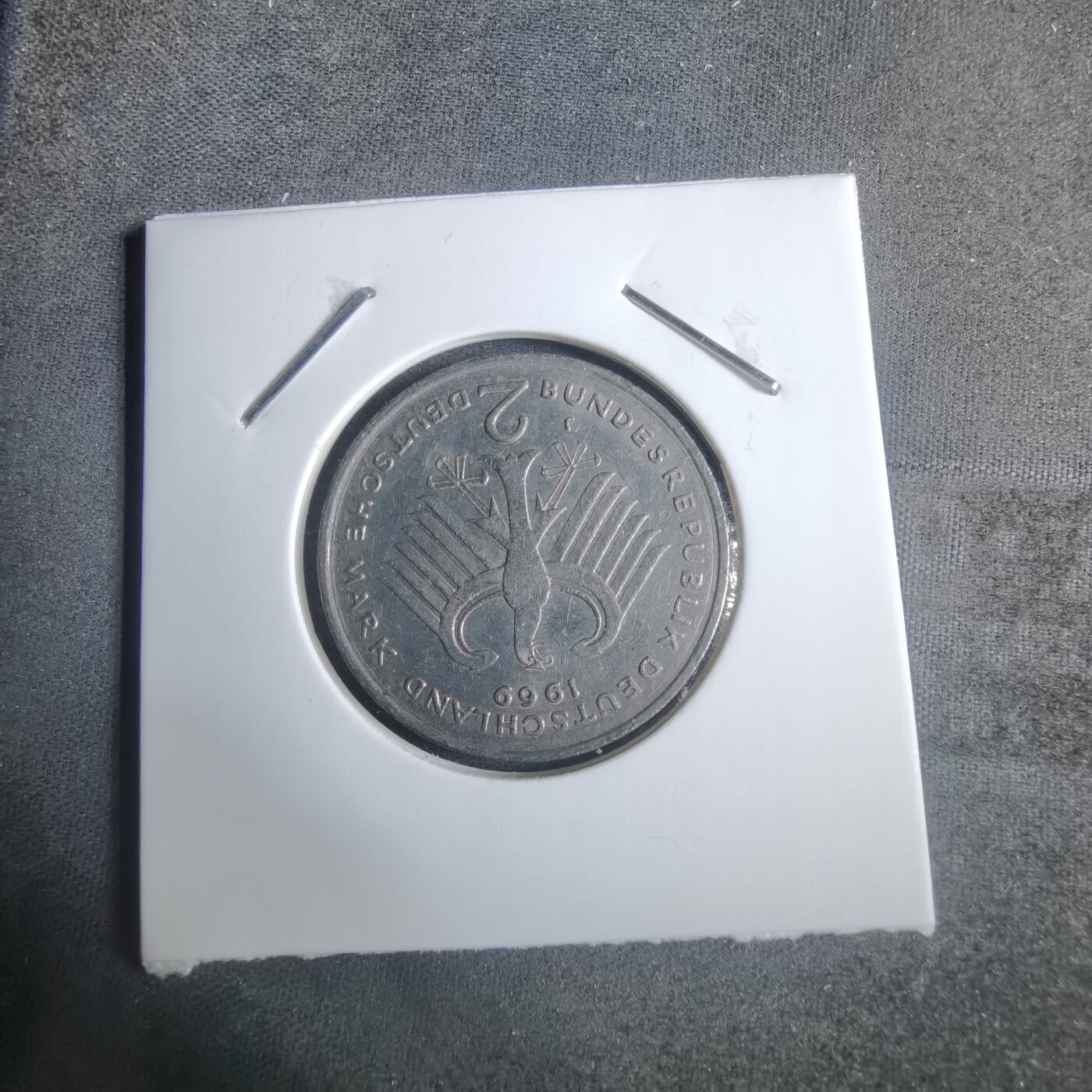 沼泽如烟--第915场 德国1969年2马克