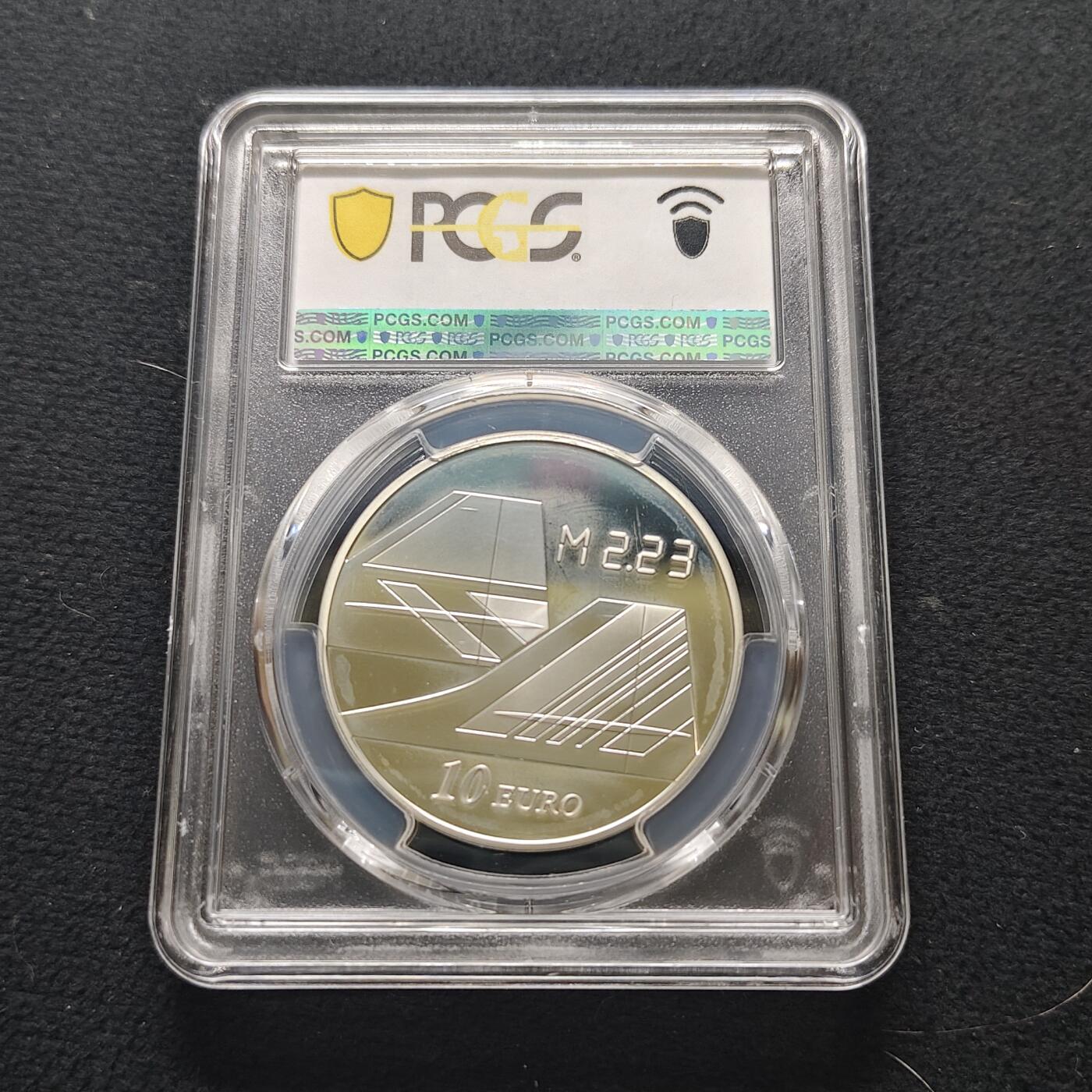 【全场包邮】纯粹捡漏拍481场（免费代拍第18场） 法国2009年10欧元协和式飞机首飞40周年精制纪念银币-PCGS PR67 DCAM