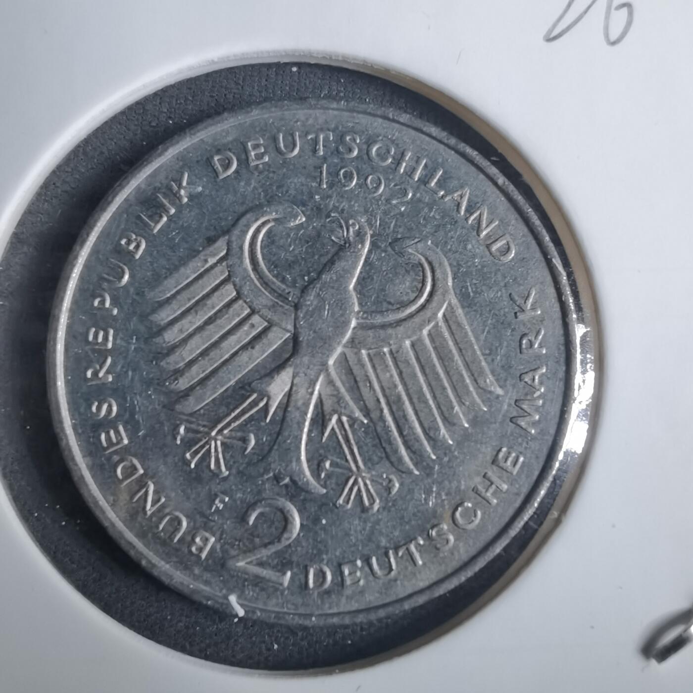 沼泽如烟--第915场 德国1992年1马克