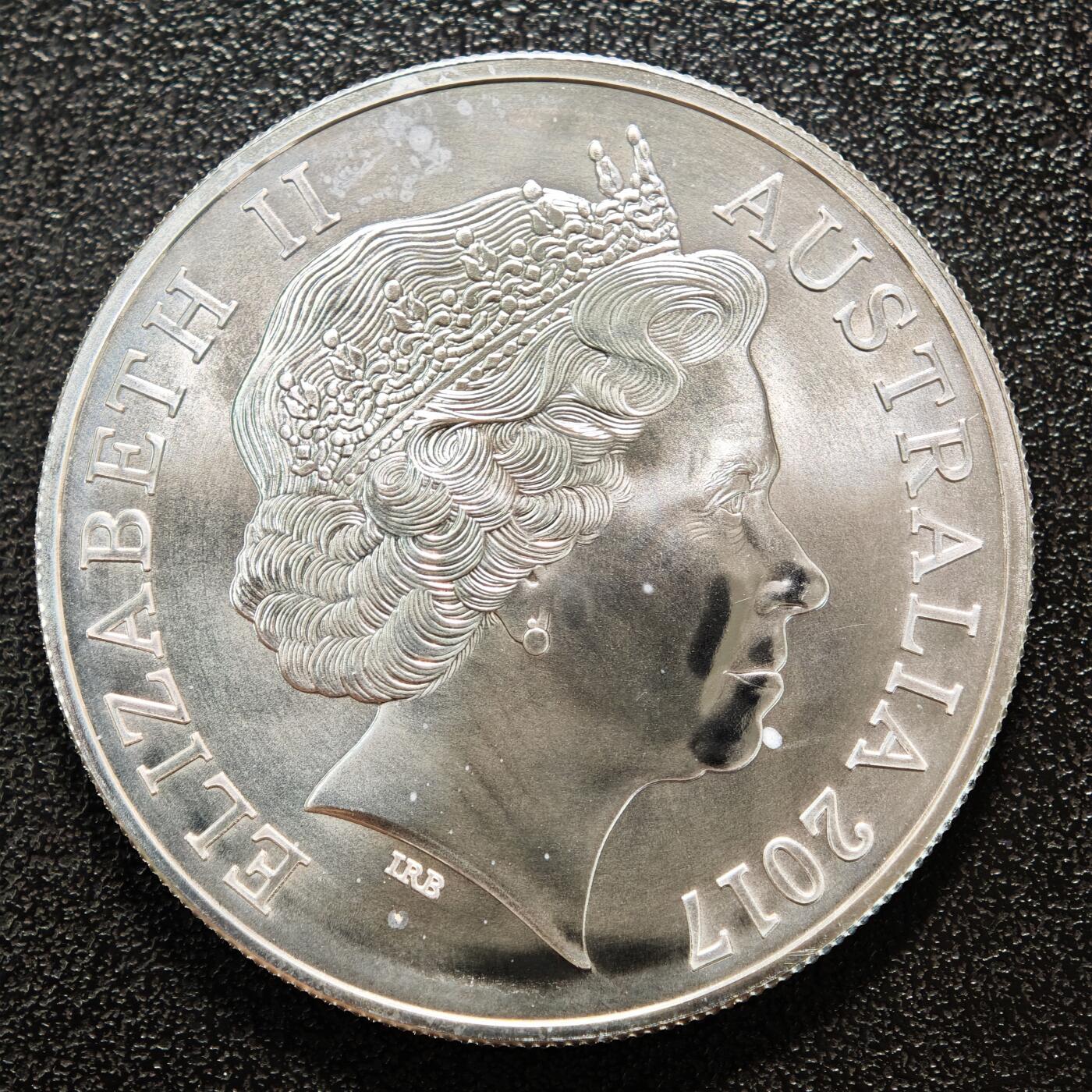 【德藏】世界币章拍卖第155期（拍品征集中~欢迎藏友联系） 2枚一组 2017年 澳大利亚生肖鸡年1元纪念银币 999银 直径约：40mm/枚；重1盎司 /枚