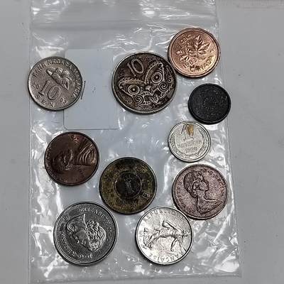 PCAI钱币27-622  外国硬币小专场 - 外国的硬币一组   1