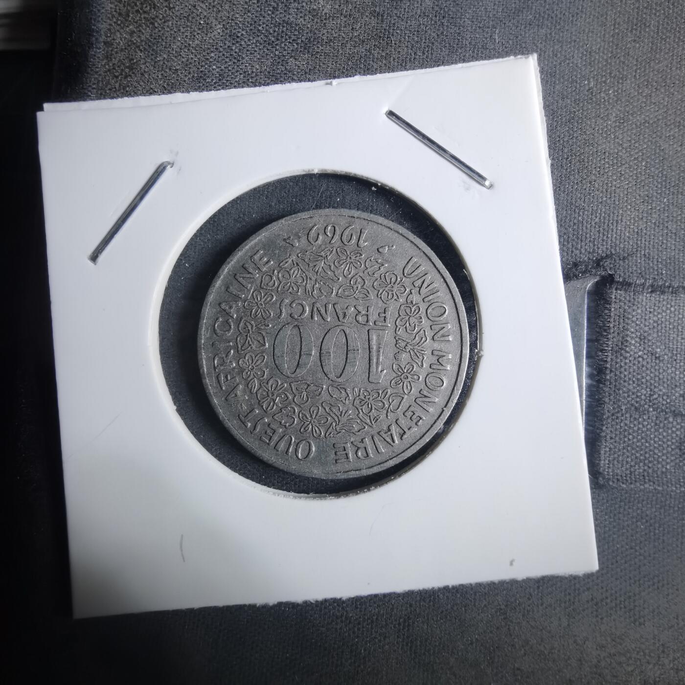 沼泽如烟--第915场 西非1969年100法郎