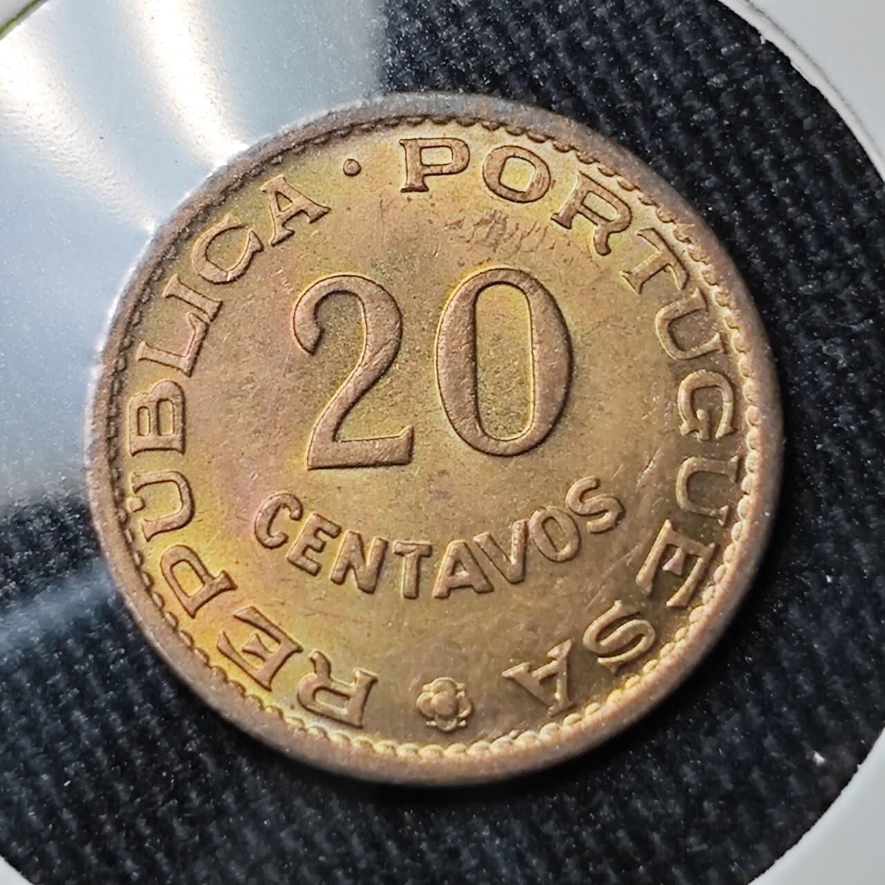 KK钱币收藏小铺 （套币 好品/批量散币 银币）专场  2月预留时间 周末发货  1970葡属东帝汶20分铜币 好品