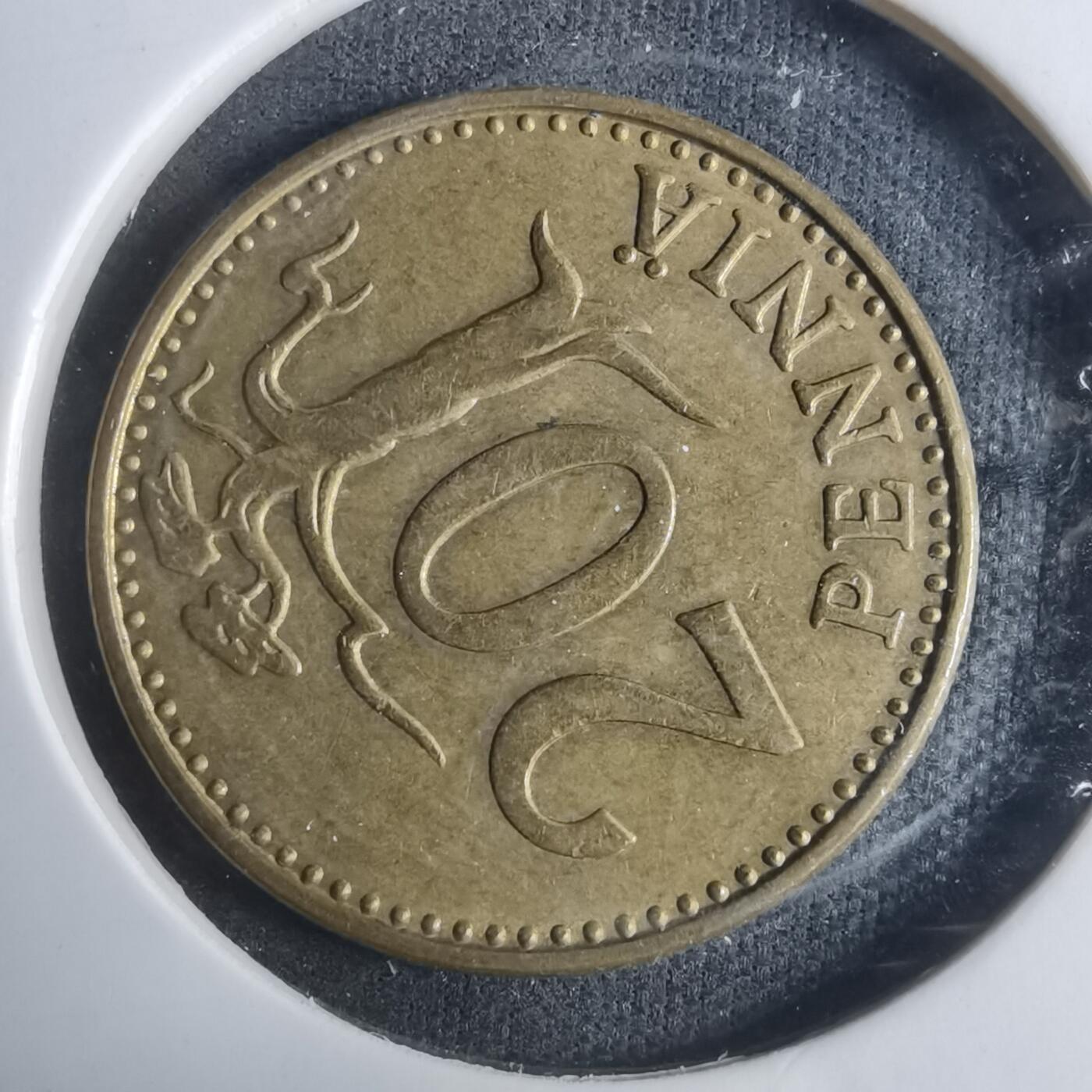 沼泽如烟--第915场 芬兰1973年20芬尼