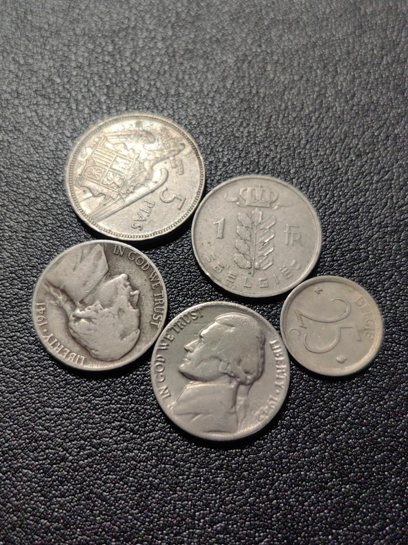 靖甫拍卖第十二场 铜镍币五枚