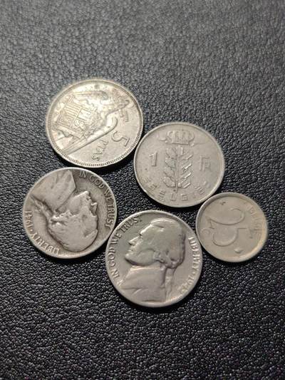 靖甫拍卖第十二场 - 铜镍币五枚