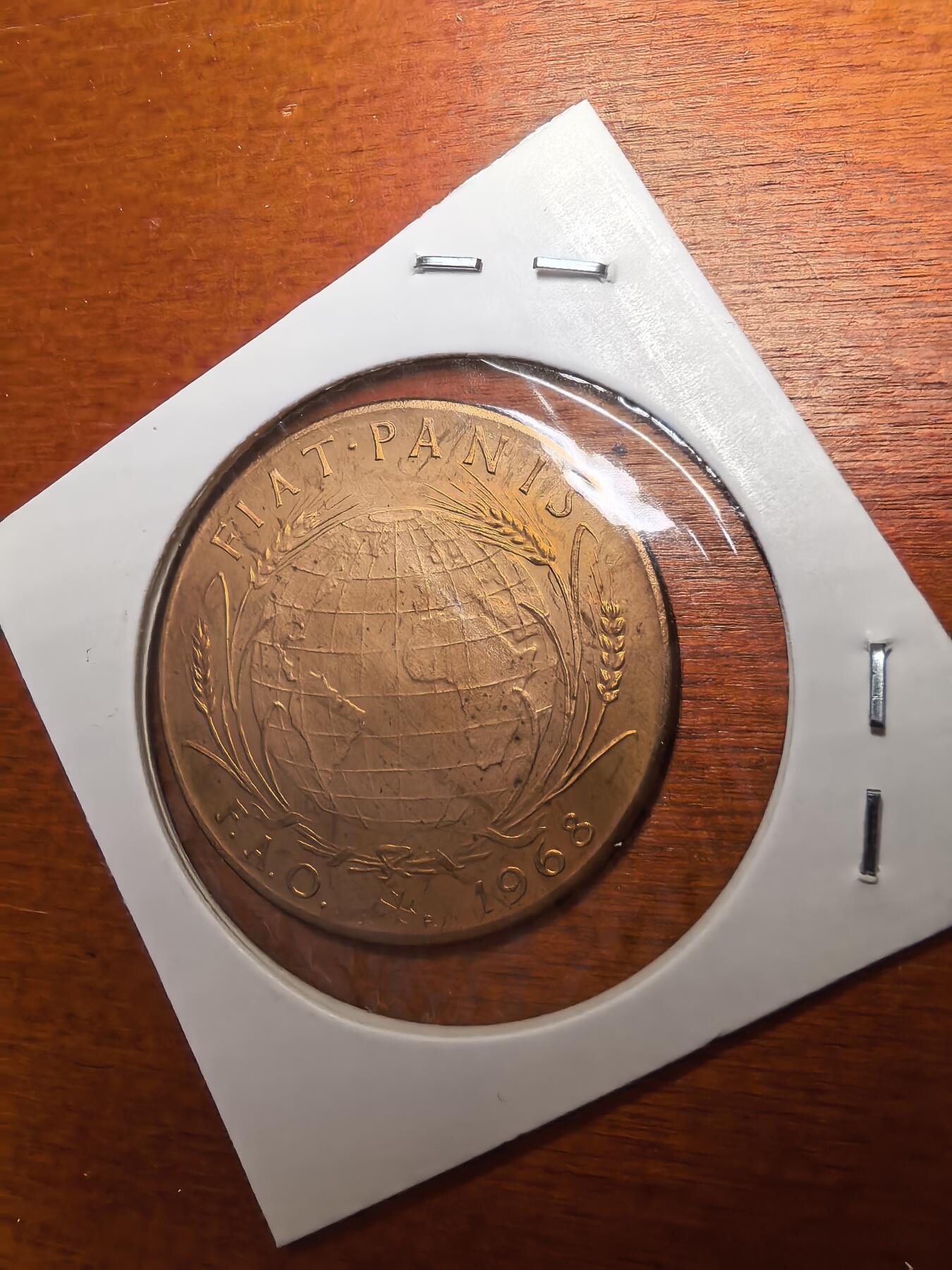 长老汇蛇年精选第七十九场拍卖 1968马耳他FAO2塔利精制铜币，珍稀币，2万枚