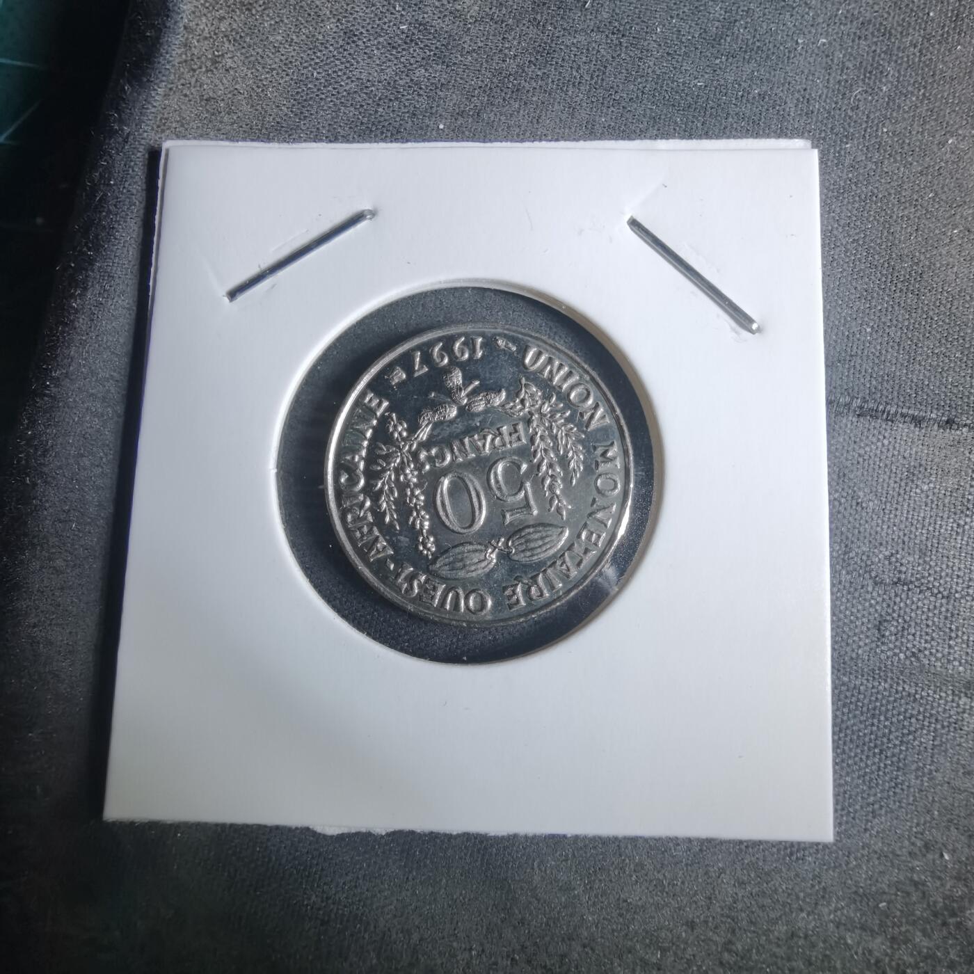 沼泽如烟--第915场 西非1997年50法郎