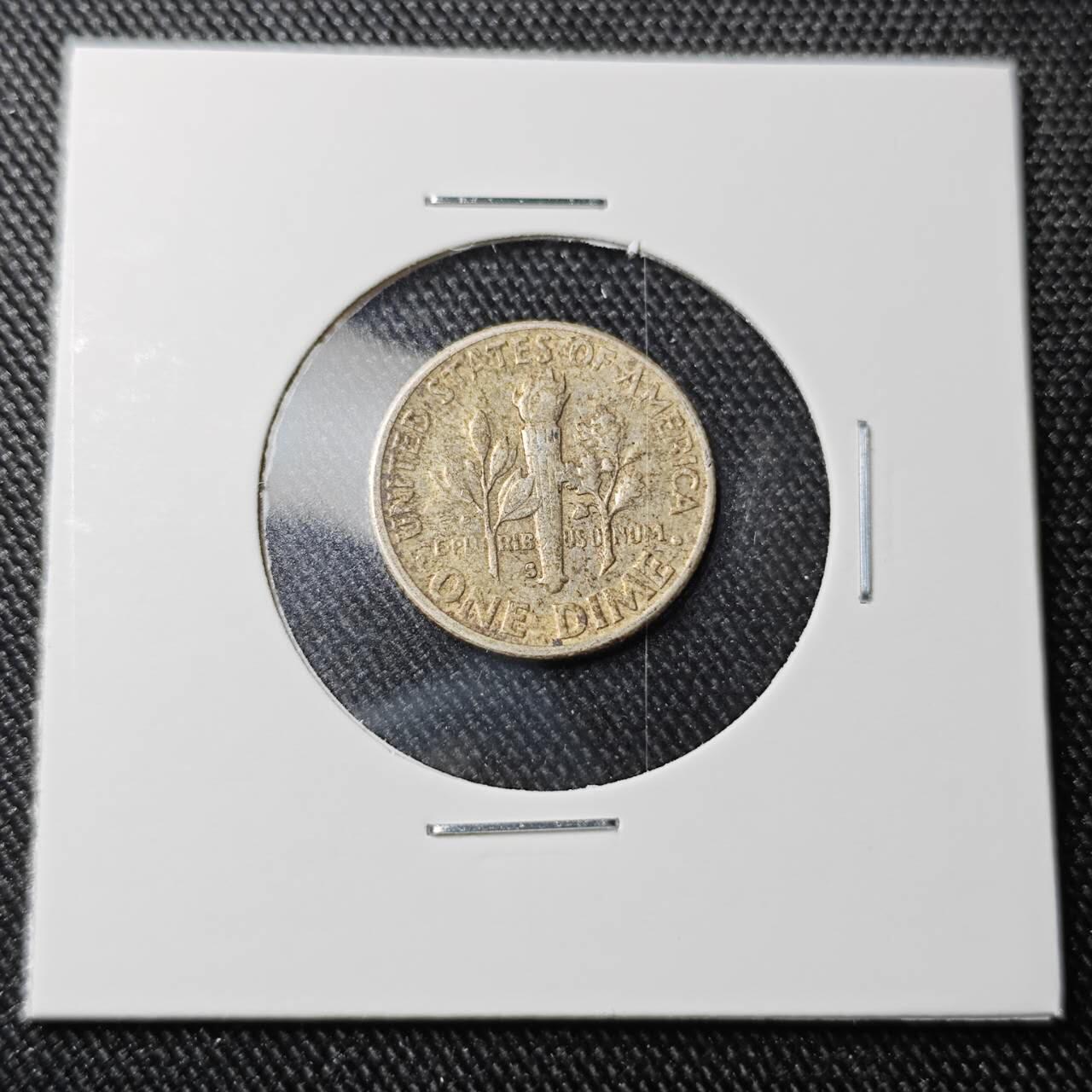 KK钱币收藏小铺 （套币 好品/批量散币 银币）专场  2月预留时间 周末发货  1953美国10分银币