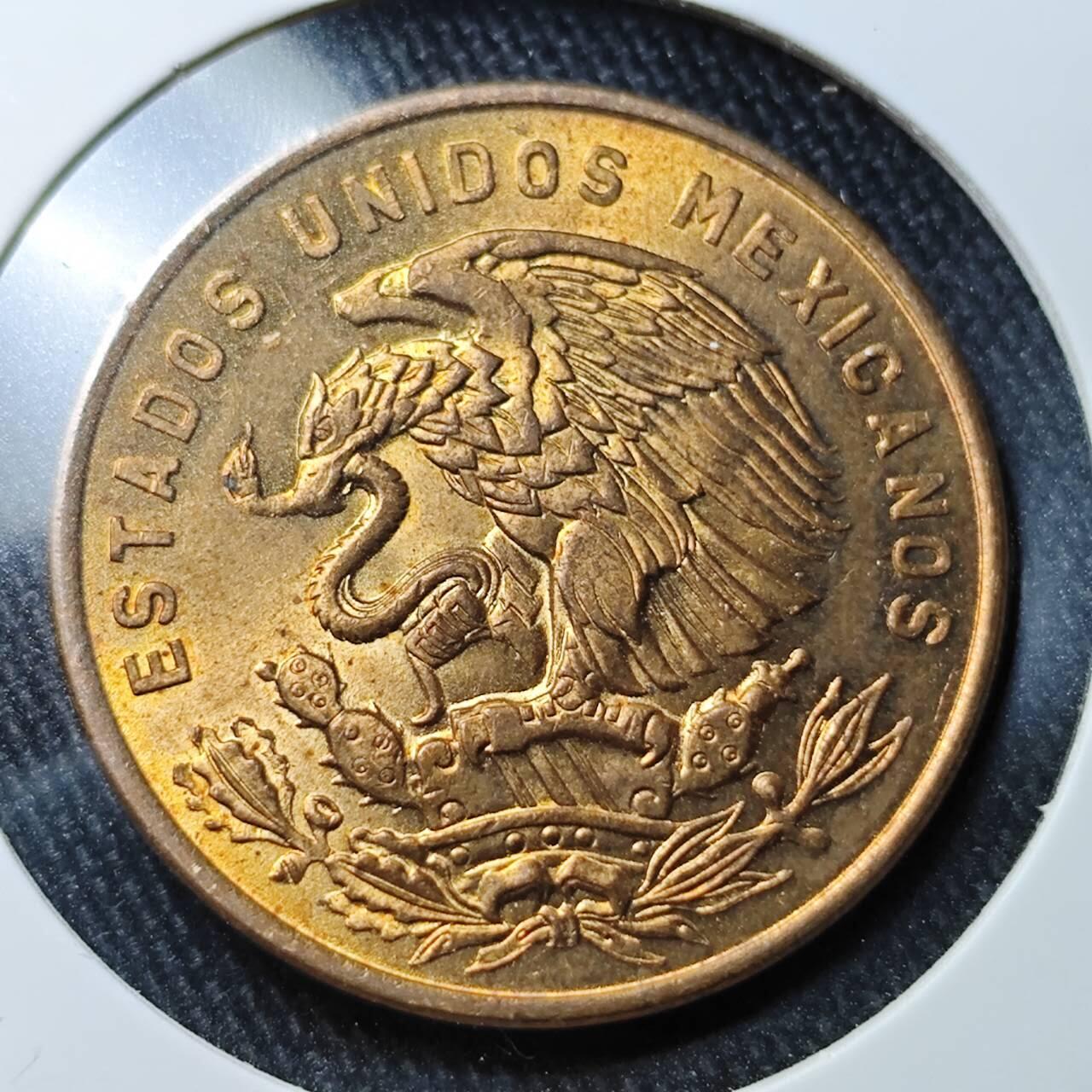 KK钱币收藏小铺 （套币 好品/批量散币 银币）专场  2月预留时间 周末发货  1963墨西哥20分铜币 好品