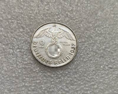 瓶子🏺第218期拍卖会  1937年兴登堡2马克银币