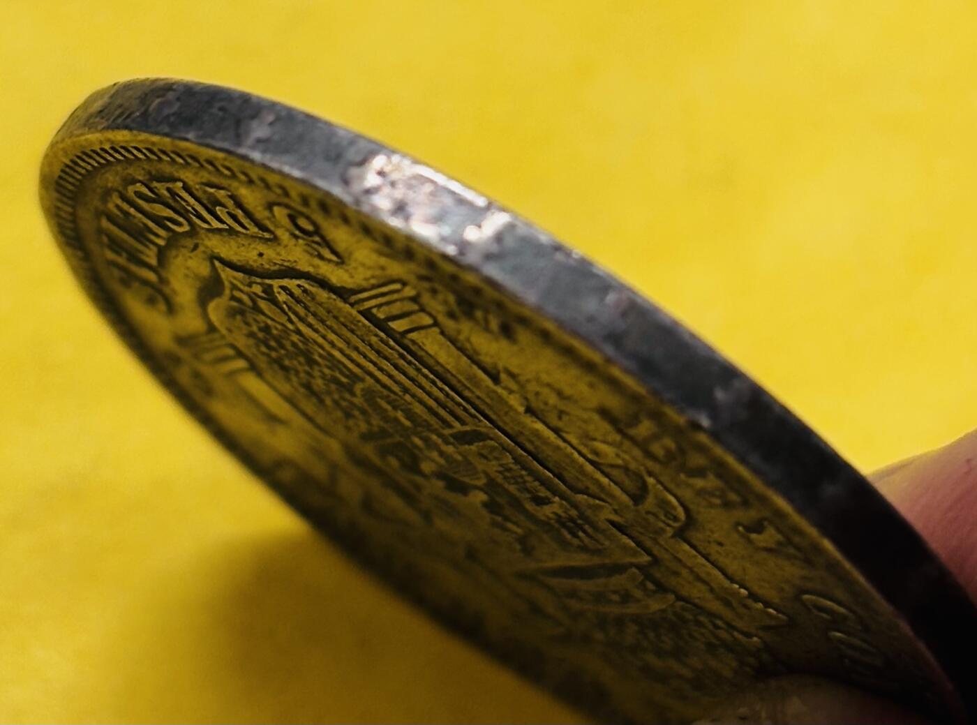 文馨钱币收藏第 283 场，【大雪鉴珍，寒英缀金】金银纪念币精品场，诚邀您的参与【长期接代拍品】 1877 年西班牙阿方索十二世 5比塞塔大银币 900 高银，第二版首发年