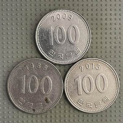 2025年第125场各国散币拍卖（总第125场） - 韩国100元3枚