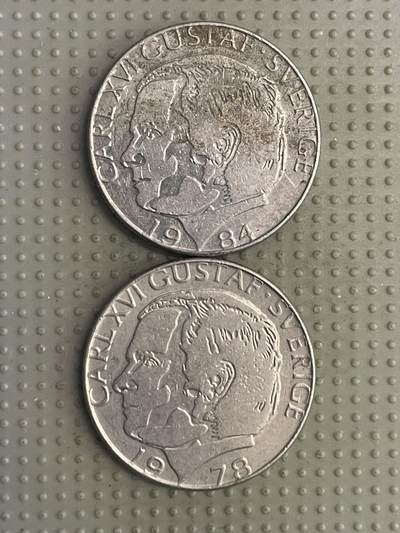 2025年第125场各国散币拍卖（总第125场） - 瑞典1克朗2枚