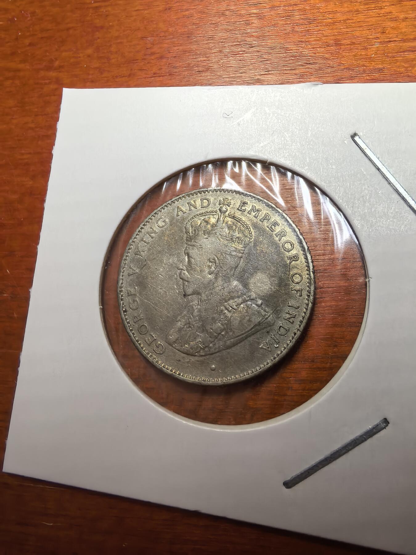 长老汇蛇年精选第七十九场拍卖 1928锡兰乔治五世50分银币，少见