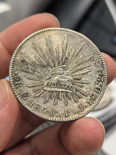 博洋堂世界钱币拍卖第149期（全场包邮） - 墨西哥1840GO PJ版花边鹰洋 早期好版