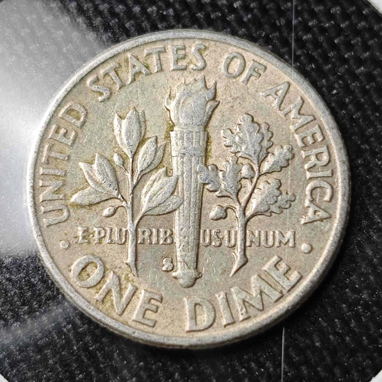 KK钱币收藏小铺 （套币 好品/批量散币 银币）专场  2月预留时间 周末发货  1954美国10分银币