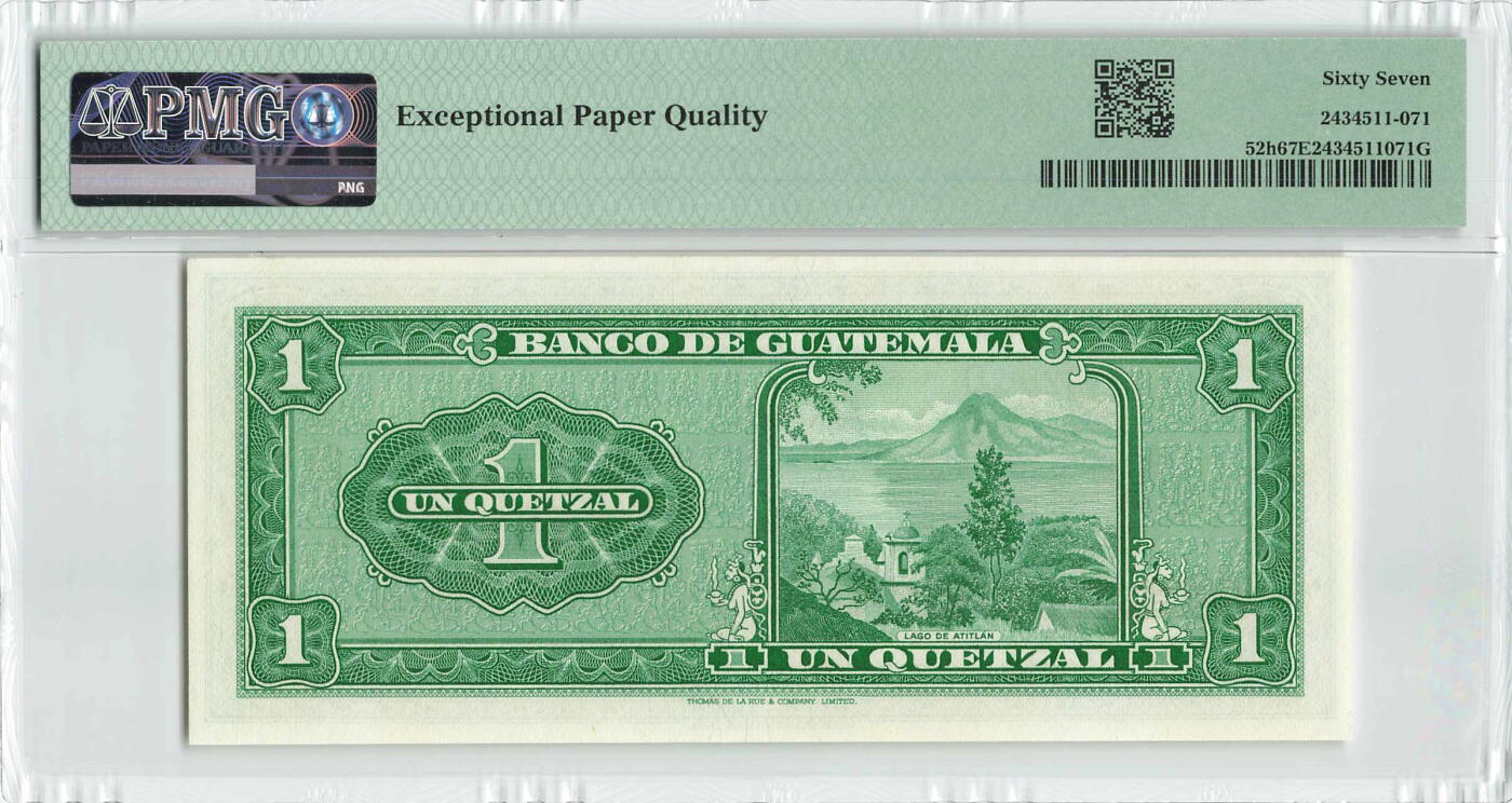 小福收藏拍卖第196期 评级币精选场 本期有68分倒置号布隆迪世界最大纸币 泰国69年10铢纪念钞0A冠百位倒置号  文莱06年500吉令特首年首冠 丹麦经典大松鼠 俄罗斯 玻利维亚 东加勒比 亚美尼亚等多国精美高分珍稀老钞精品纸币 危地马拉 1971年 1格查尔 少见  双尾 PMG67 EPQ 冠军分！！！