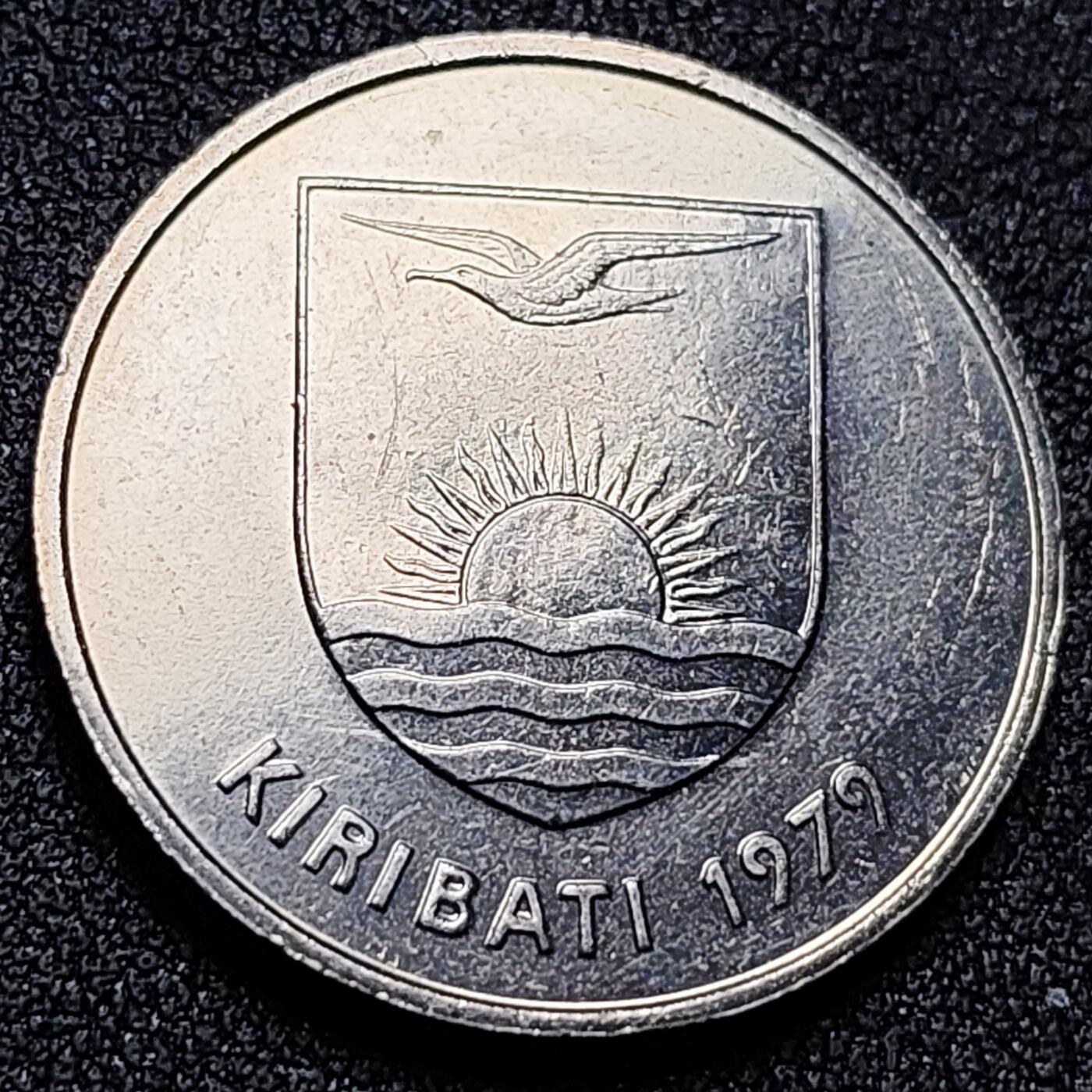 泉币菌-第141场-精品福利场（之前场次29日、30日发货，敬请谅解） 原光 基里巴斯1979年20分海豚镍币