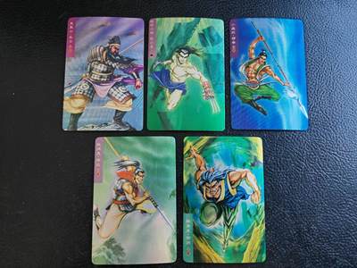 阳大大卡牌拍卖第84期（持续收拍品，周六晚上九点截拍，进群福利早知道） - 【30周年】小浣熊30周年 水浒英雄传 镜面如图5张