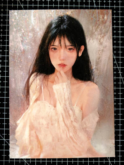 琦卡当当铺≯第23期★★回馈活动~买卖全部0佣金★★~【9点40结束】扫码加群抽[包邮券]~周六结束 - 「众里寻她」初恋-徐尤点-白裙-钻闪大卡-尺寸:150 x 100mm