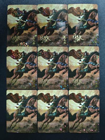 天玑星卡拍第143期《11.27周四截拍》持续收拍收评中 满赠卡需备注 - 【亲签卡】宁缺卡牌 一丈青扈三娘 碎冰闪 九张