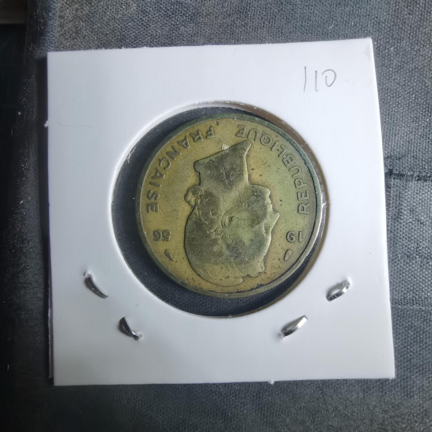 沼泽如烟--第915场 法属西非1956年25法郎