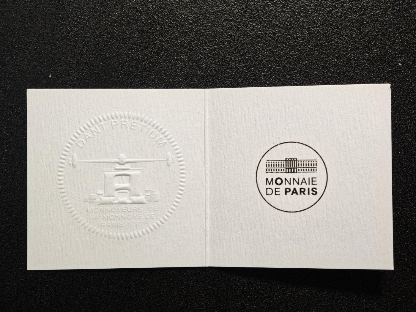 【德藏】世界币章拍卖第155期（拍品征集中~欢迎藏友联系） 2020年 法国香榭丽舍大街10欧元纪念银币 原盒 带证书  直径约：37mm；重约：22.2g