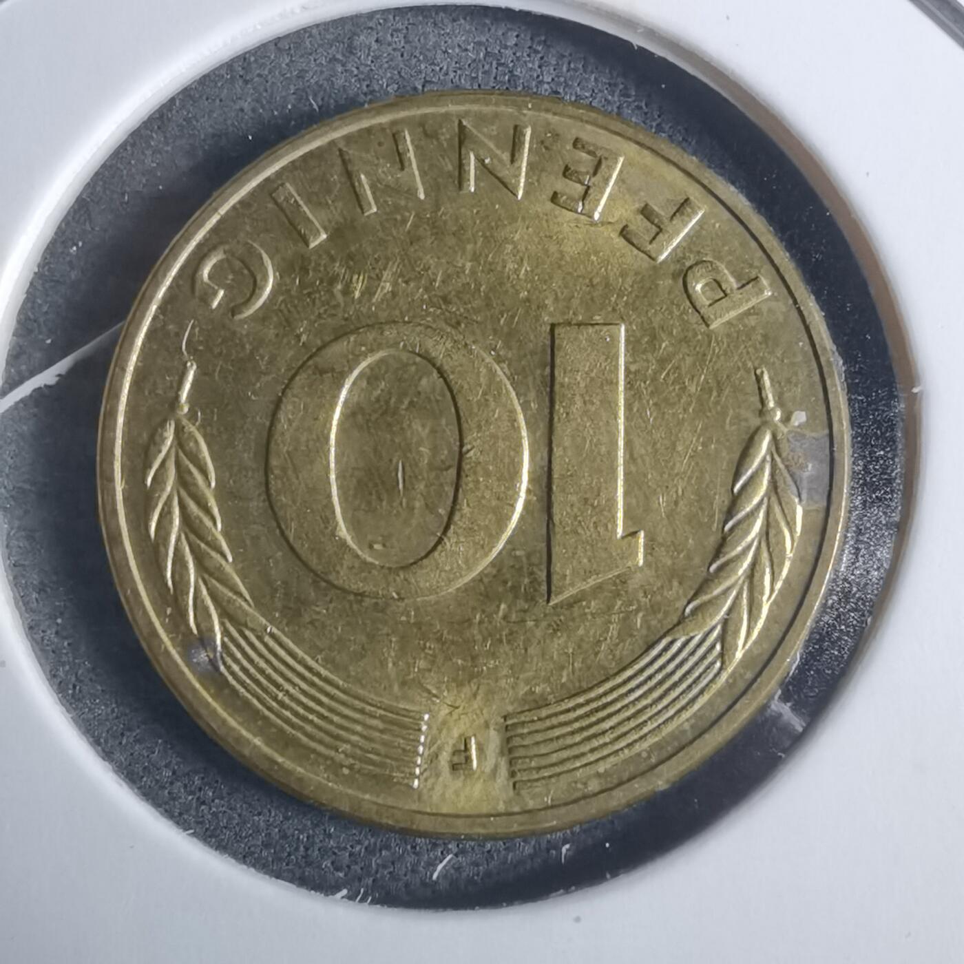 沼泽如烟--第915场 德国1986年10芬尼