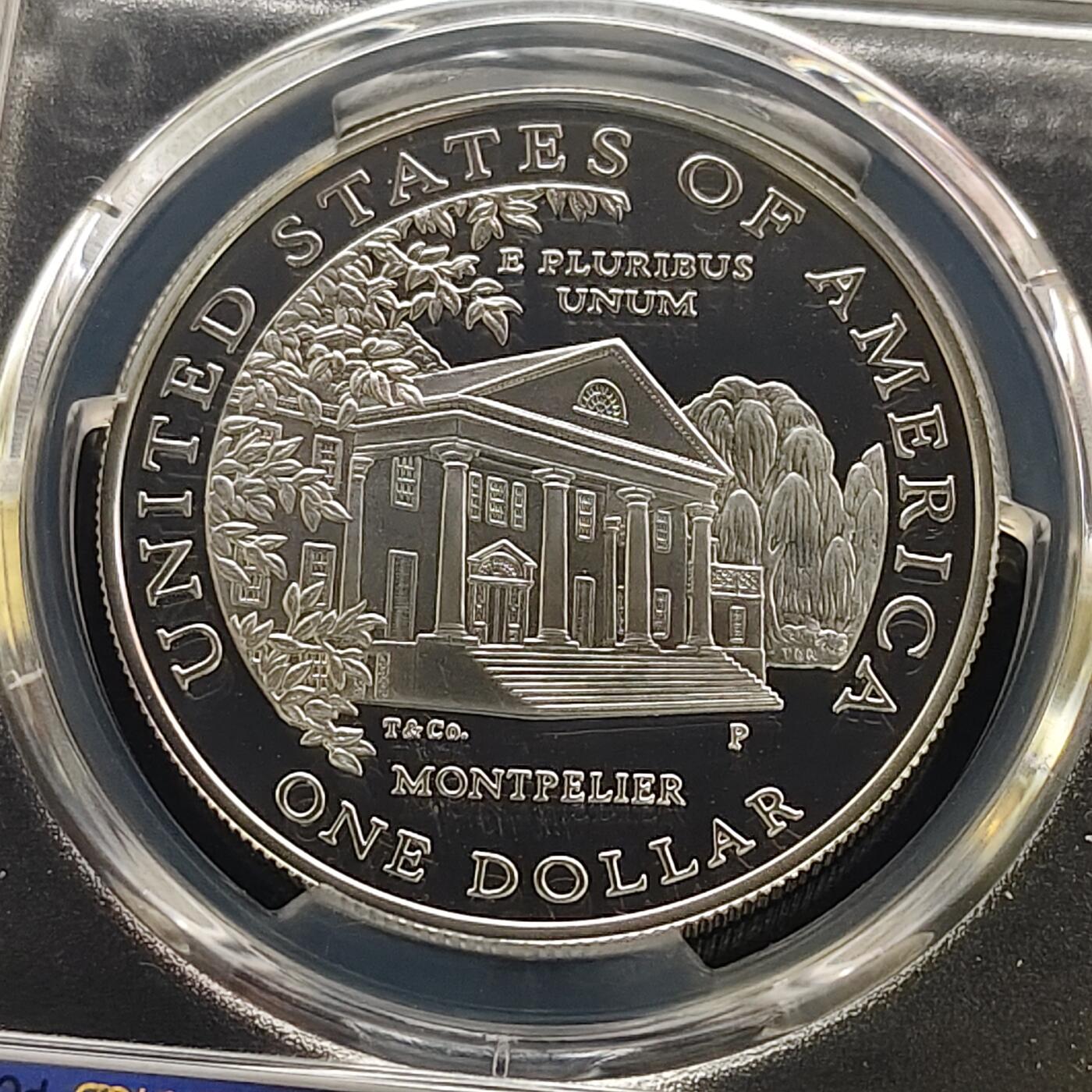 【全场包邮】纯粹捡漏拍481场（免费代拍第18场） 美国1999年1元多莉·麦迪逊精制纪念银币-PCGS PR69 DCAM