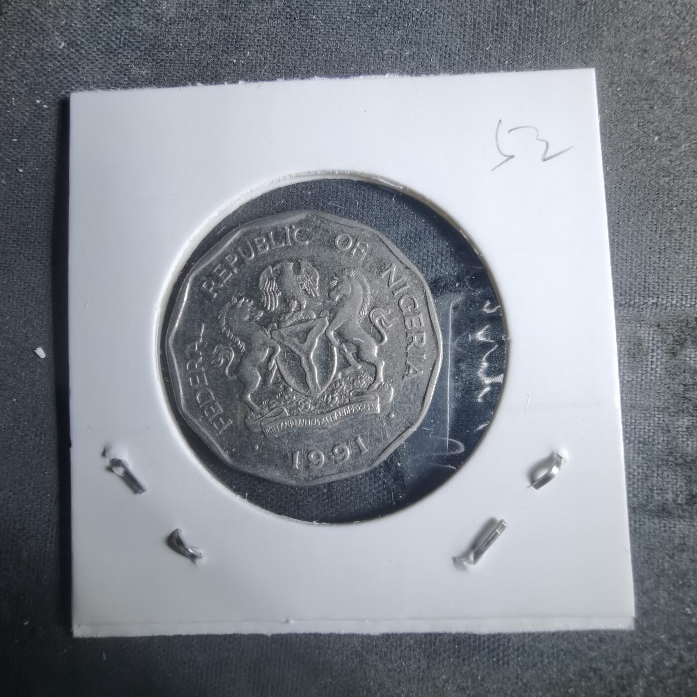 沼泽如烟--第915场 尼日利亚1991年50考包