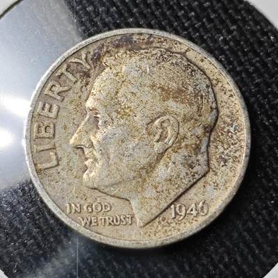 KK钱币收藏小铺 （套币 好品/批量散币 银币）专场  2月预留时间 周末发货 -  1946美国10分银币