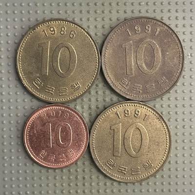 2025年第125场各国散币拍卖（总第125场） - 韩国10元4枚