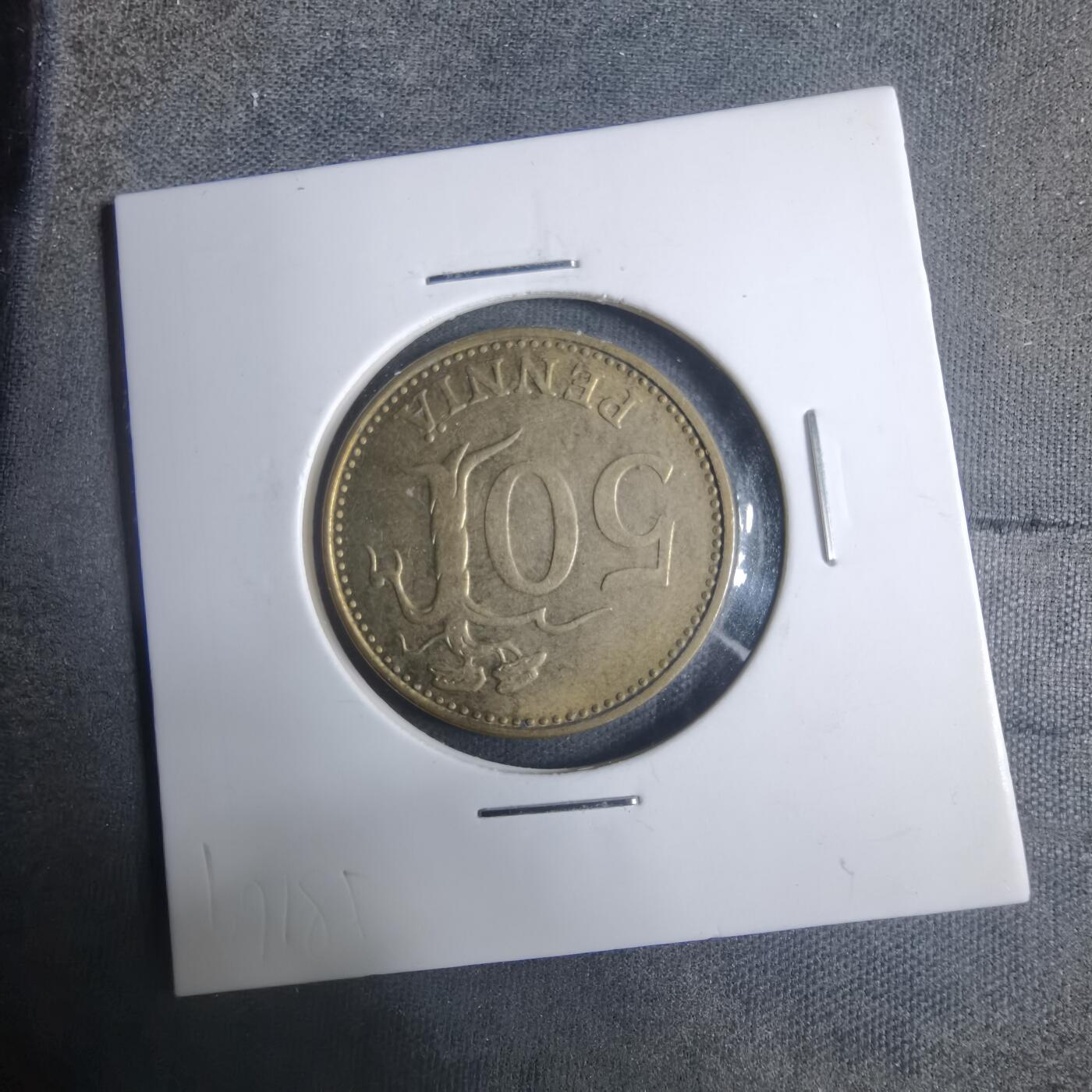 沼泽如烟--第915场 芬兰1977年50芬尼