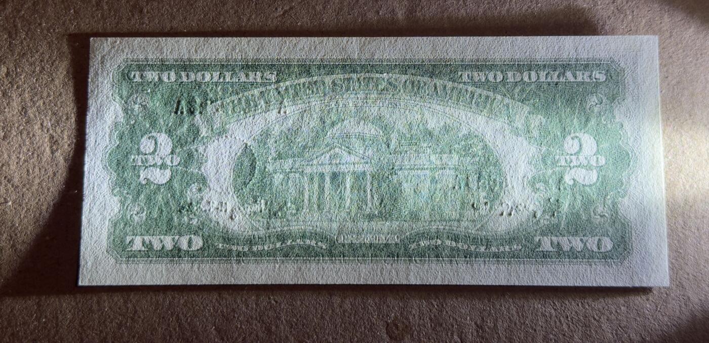 【礼羽收藏】🌏世界钱币拍卖第113期 63年2美元76年2美元两张无3.4.7unc品相76年2美元有斑