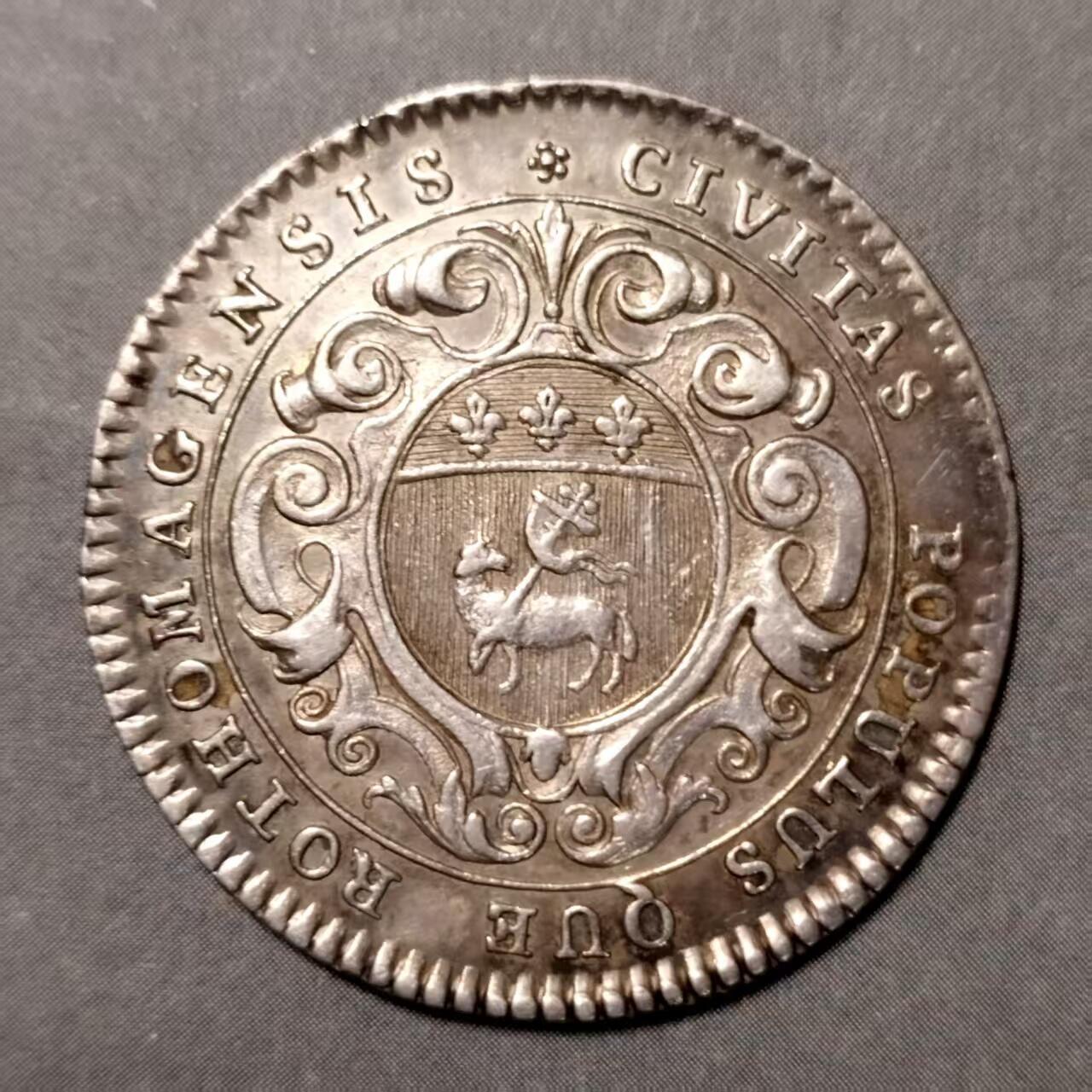 长老汇蛇年精选第七十九场拍卖  法国路易十五时期鲁昂地区银质代币，jeton