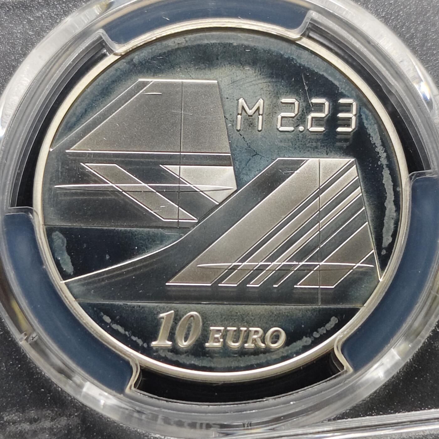 【全场包邮】纯粹捡漏拍481场（免费代拍第18场） 法国2009年10欧元协和式飞机首飞40周年精制纪念银币-PCGS PR67 DCAM