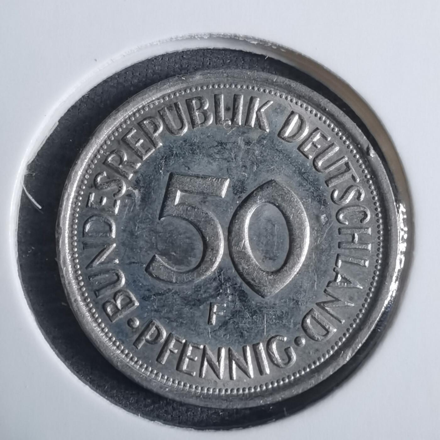 沼泽如烟--第915场 德国1992年50芬尼