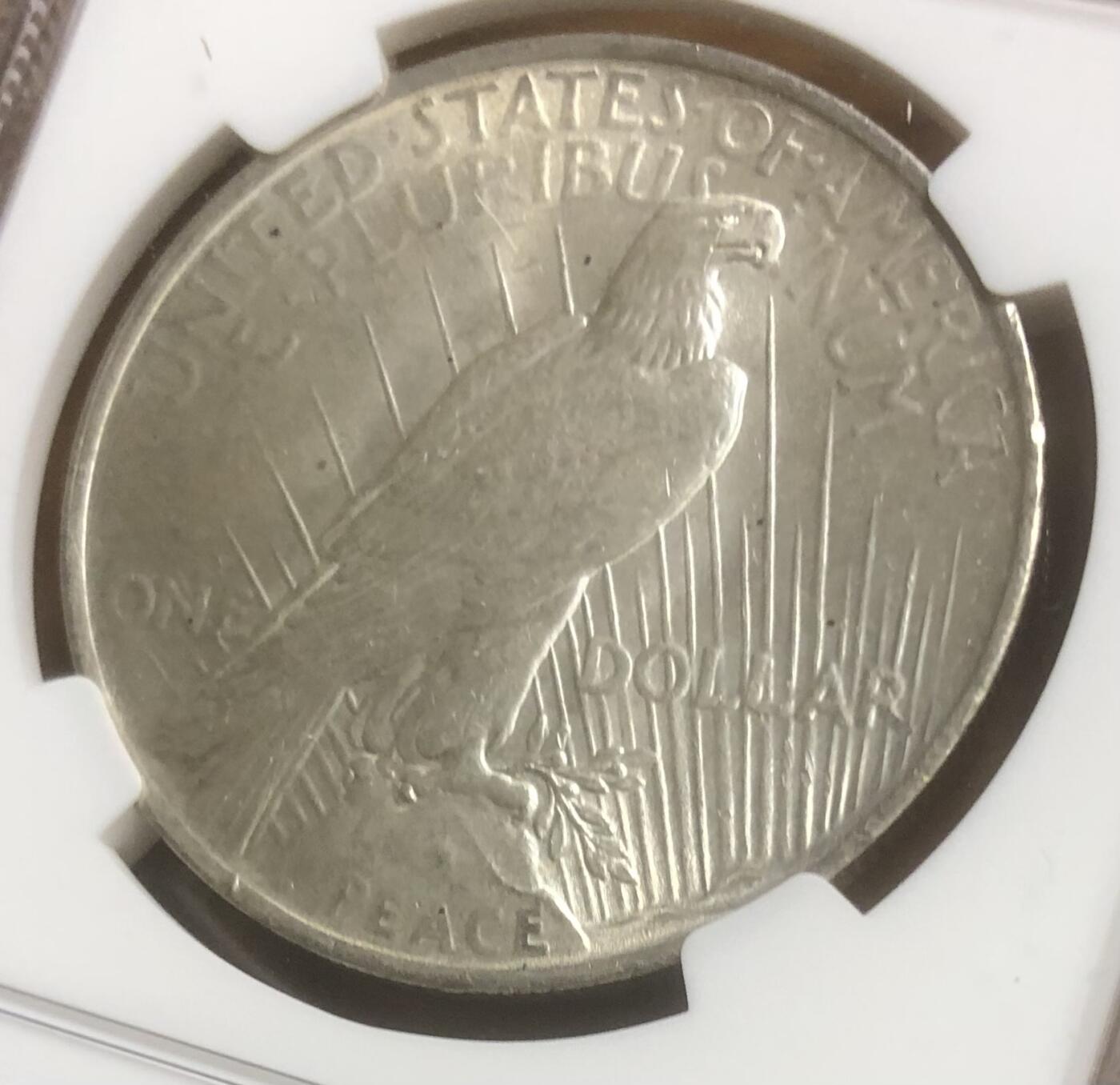 美国和平大银币NGC MS64低评