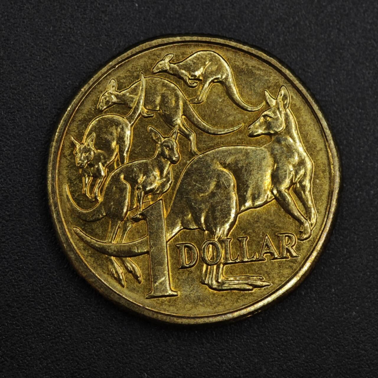 【淘币小摊】实时拍第八百一十拍   散币场   满百包邮可预留二周 每周一统一发货   澳大利亚1985年一元铜币