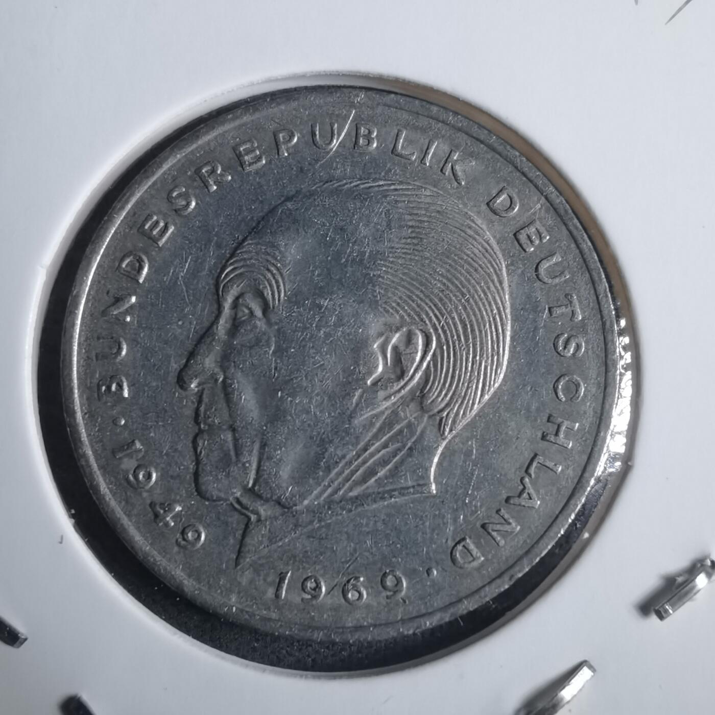 沼泽如烟--第915场 德国1969年2马克