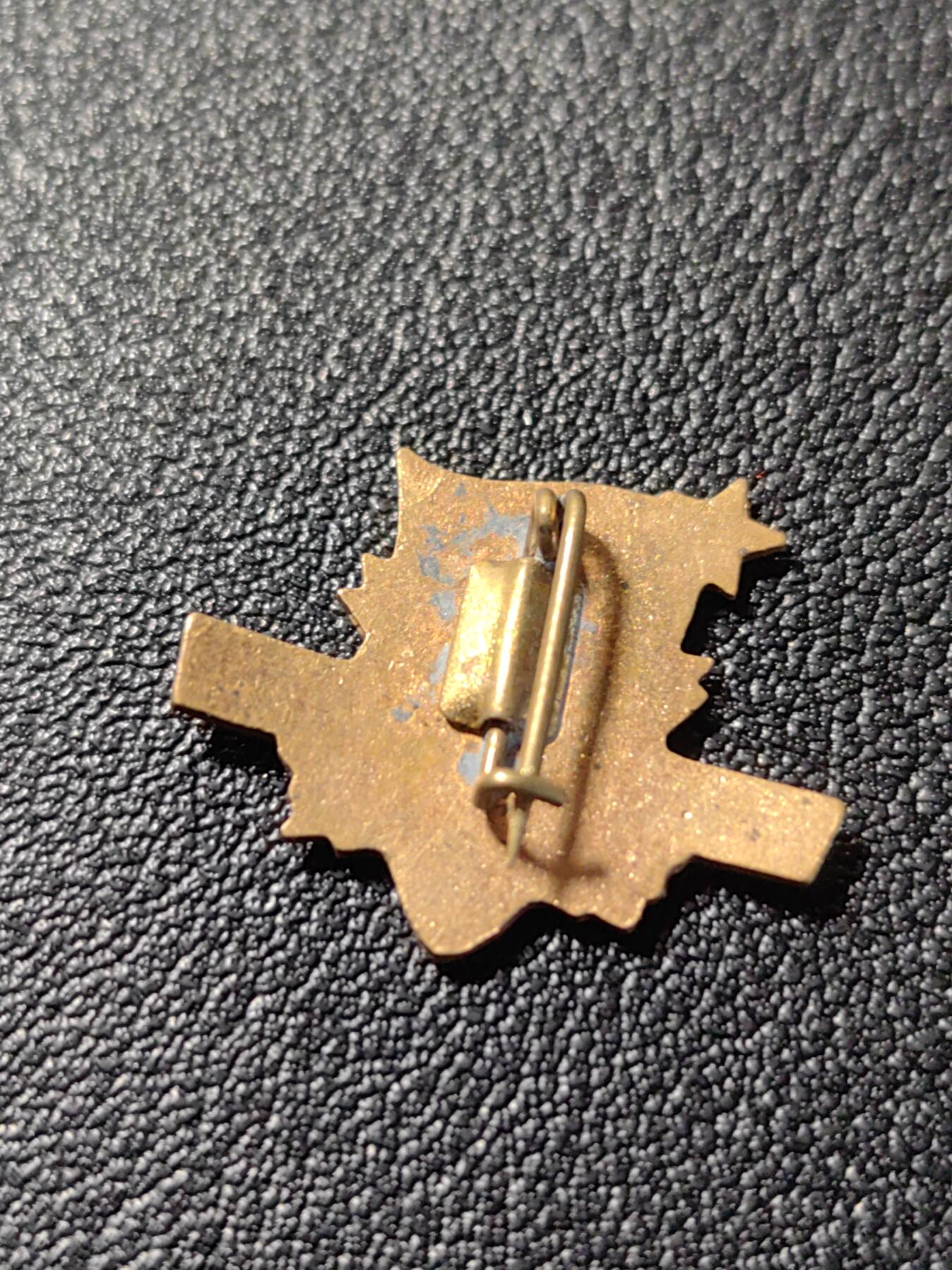 靖甫拍卖第十二场 匈牙利共青团员证章 铜珐琅