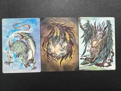 天玑星卡拍第143期《11.27周四截拍》持续收拍收评中 满赠卡需备注 - 启读文化 山海经 沈鑫 旋龟 帝江 龙首鸟身山神 大卡 三张