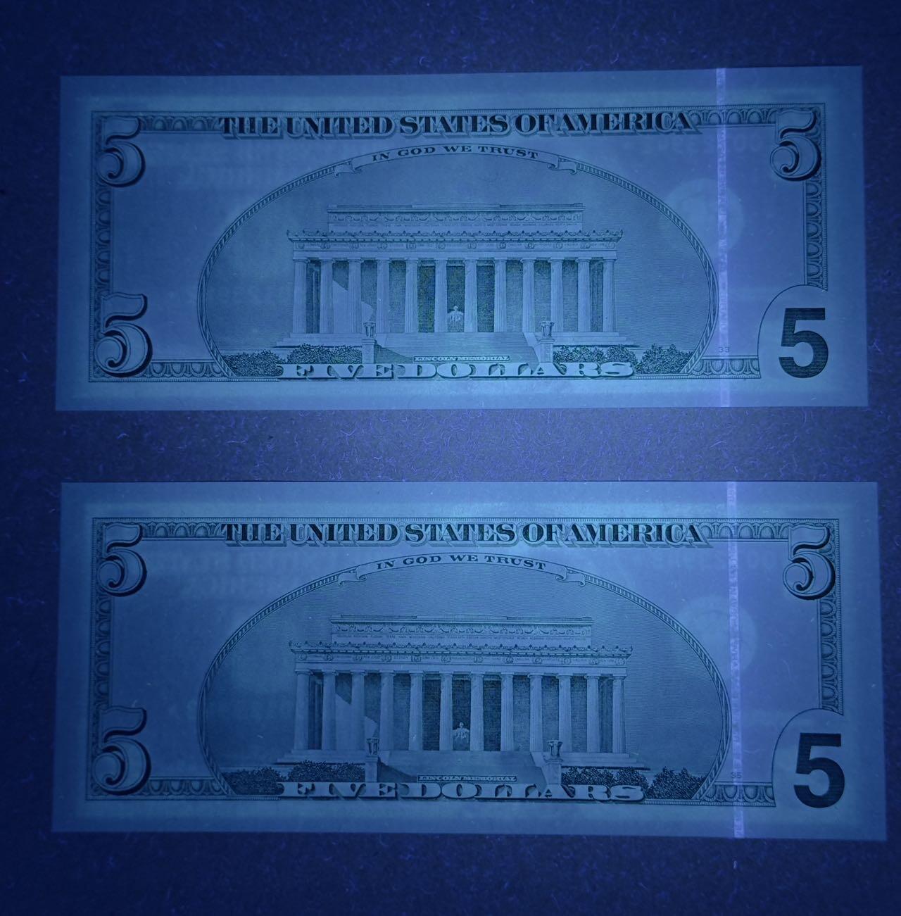 【礼羽收藏】🌏世界钱币拍卖第113期 03年大头5美元补号两张连号unc品相