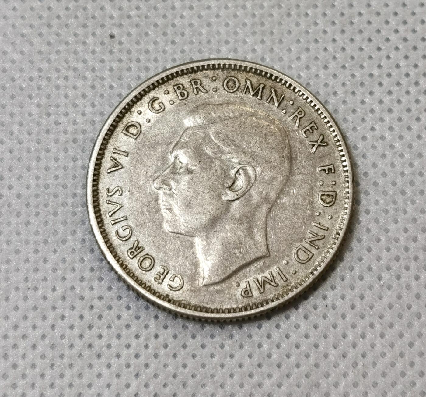 甄臻铺-世界币章拍卖（第40期）送拍享返佣金等优惠多多 英属澳大利亚1940年高银版乔治六世福洛林11.24g